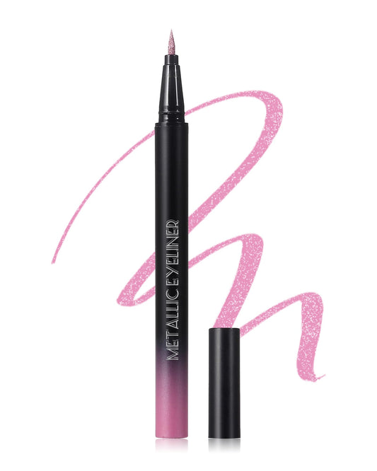 Metallic Pink Glitter Liquid Eyeliner